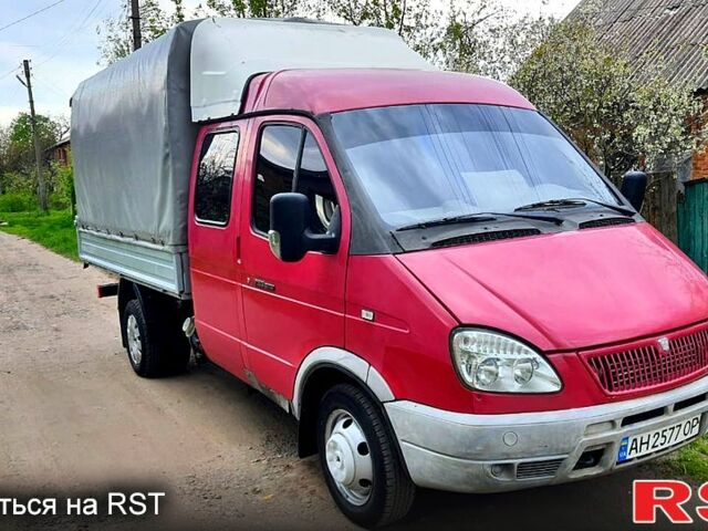 Красный ГАЗ Газель, объемом двигателя 2.5 л и пробегом 172 тыс. км за 4300 $, фото 1 на Automoto.ua