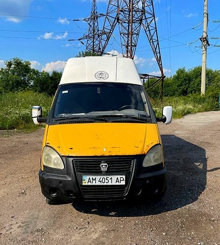 Желтый ГАЗ Газель, объемом двигателя 2.3 л и пробегом 200 тыс. км за 950 $, фото 1 на Automoto.ua