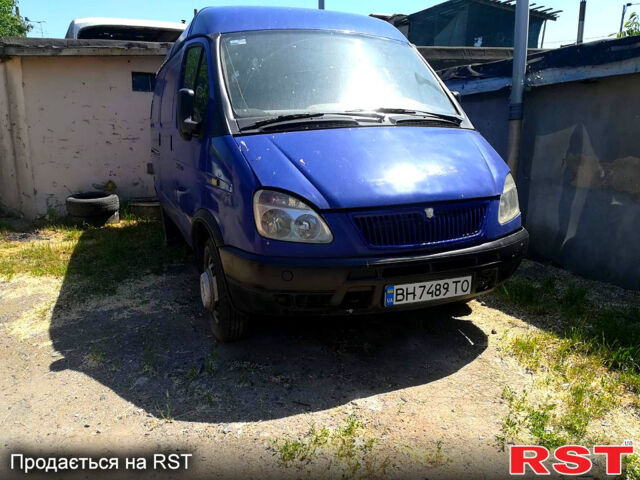 Синий ГАЗ Газель, объемом двигателя 2.9 л и пробегом 200 тыс. км за 2850 $, фото 1 на Automoto.ua