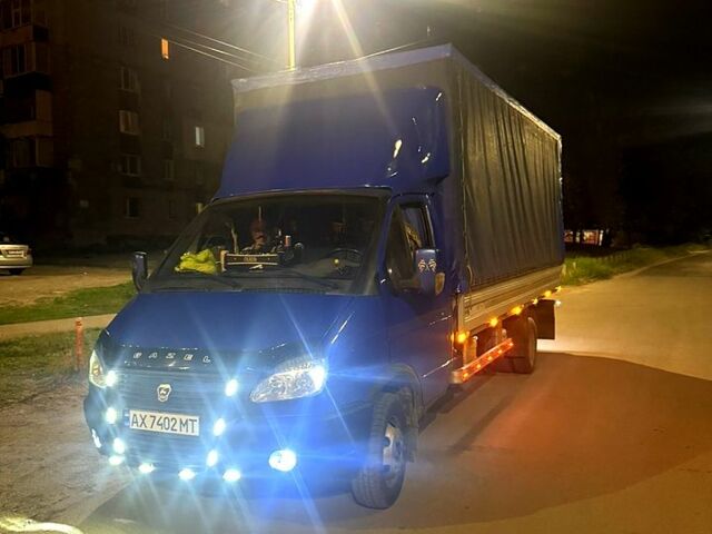 Синий ГАЗ Газель, объемом двигателя 2.5 л и пробегом 663 тыс. км за 5500 $, фото 1 на Automoto.ua