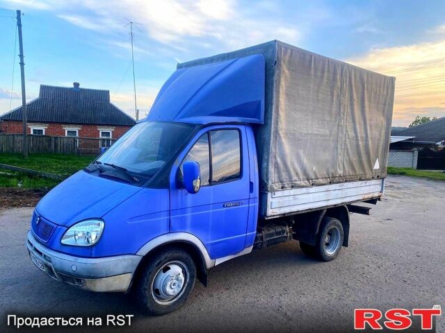 Синий ГАЗ Газель, объемом двигателя 2.5 л и пробегом 160 тыс. км за 2400 $, фото 1 на Automoto.ua
