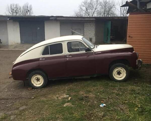 Красный ГАЗ М20 «Победа», объемом двигателя 1.8 л и пробегом 170 тыс. км за 5500 $, фото 1 на Automoto.ua