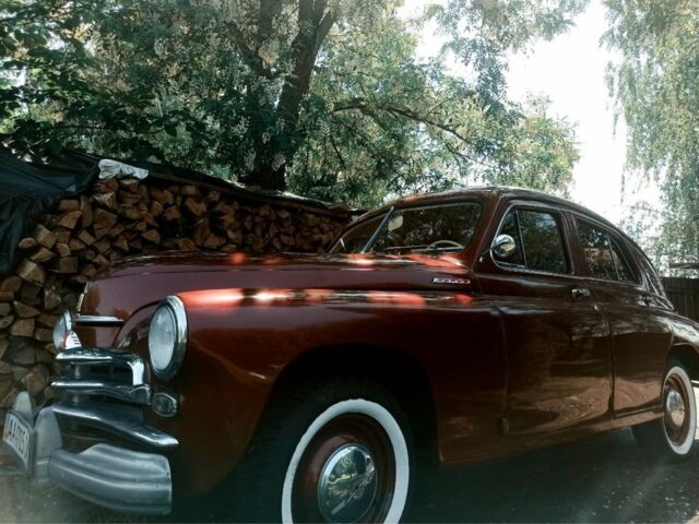 Красный ГАЗ M-20 Победа, объемом двигателя 2.1 л и пробегом 3 тыс. км за 8700 $, фото 1 на Automoto.ua