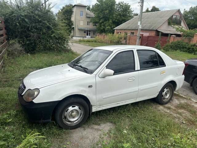 Белый Джили ЦК, объемом двигателя 1.5 л и пробегом 150 тыс. км за 1200 $, фото 1 на Automoto.ua