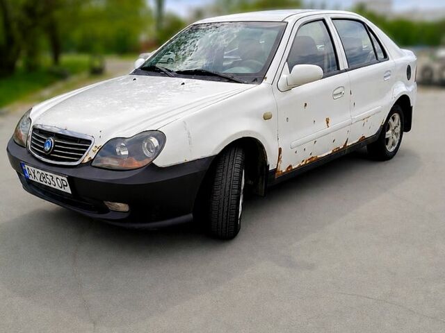 Белый Джили ЦК, объемом двигателя 1.5 л и пробегом 370 тыс. км за 1500 $, фото 1 на Automoto.ua