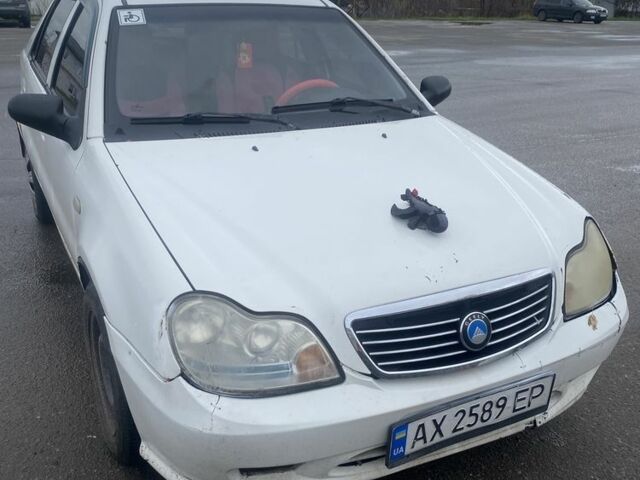 Белый Джили ЦК, объемом двигателя 1.5 л и пробегом 150 тыс. км за 1400 $, фото 1 на Automoto.ua