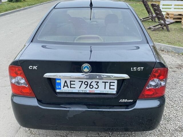 Черный Джили ЦК, объемом двигателя 1.5 л и пробегом 161 тыс. км за 2400 $, фото 1 на Automoto.ua