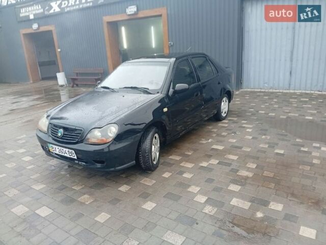 Черный Джили ЦК, объемом двигателя 1.5 л и пробегом 143 тыс. км за 1100 $, фото 1 на Automoto.ua
