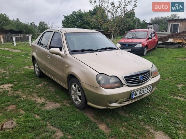 Жовтий Джилі ЦК, об'ємом двигуна 1.5 л та пробігом 180 тис. км за 1299 $, фото 1 на Automoto.ua
