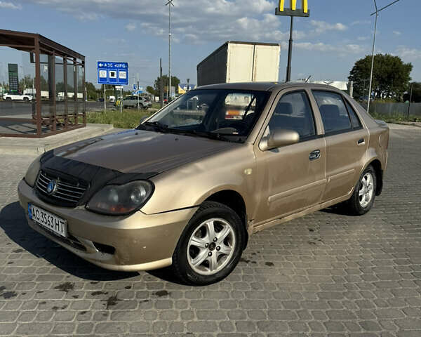 Желтый Джили ЦК, объемом двигателя 1.5 л и пробегом 170 тыс. км за 1400 $, фото 1 на Automoto.ua