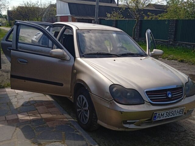 Жовтий Джилі ЦК, об'ємом двигуна 1.5 л та пробігом 80 тис. км за 1300 $, фото 1 на Automoto.ua