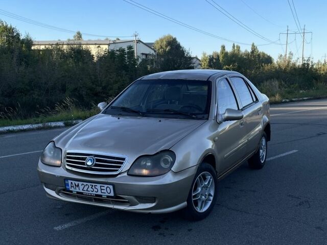 Желтый Джили ЦК, объемом двигателя 1.5 л и пробегом 250 тыс. км за 615 $, фото 1 на Automoto.ua