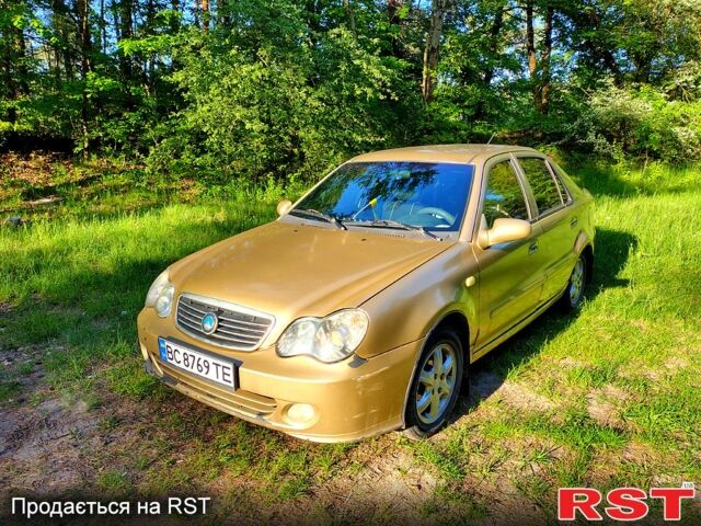 Желтый Джили ЦК, объемом двигателя 1.5 л и пробегом 168 тыс. км за 1200 $, фото 1 на Automoto.ua