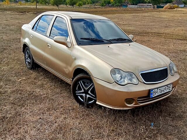 Желтый Джили ЦК, объемом двигателя 1.5 л и пробегом 12 тыс. км за 2500 $, фото 1 на Automoto.ua