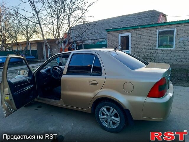 Желтый Джили ЦК, объемом двигателя 1.5 л и пробегом 187 тыс. км за 2400 $, фото 1 на Automoto.ua