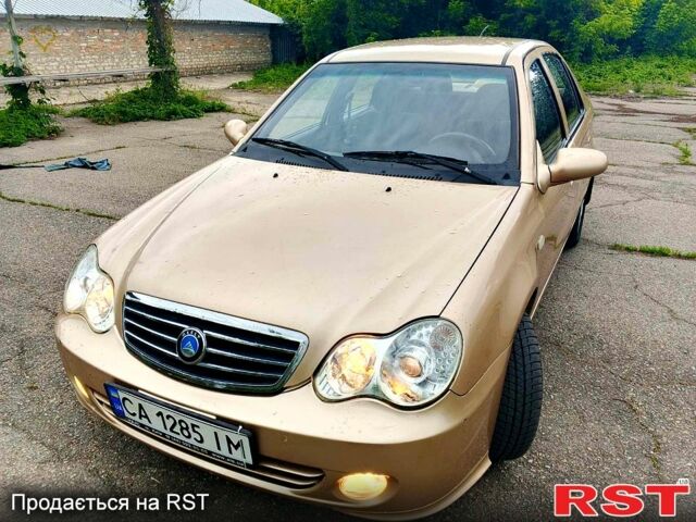 Желтый Джили ЦК, объемом двигателя 1.5 л и пробегом 60 тыс. км за 2400 $, фото 1 на Automoto.ua