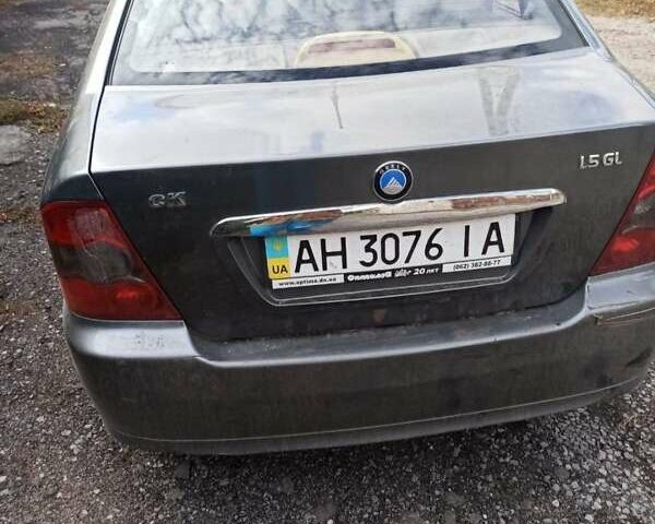 Серый Джили ЦК, объемом двигателя 1.5 л и пробегом 194 тыс. км за 2021 $, фото 1 на Automoto.ua