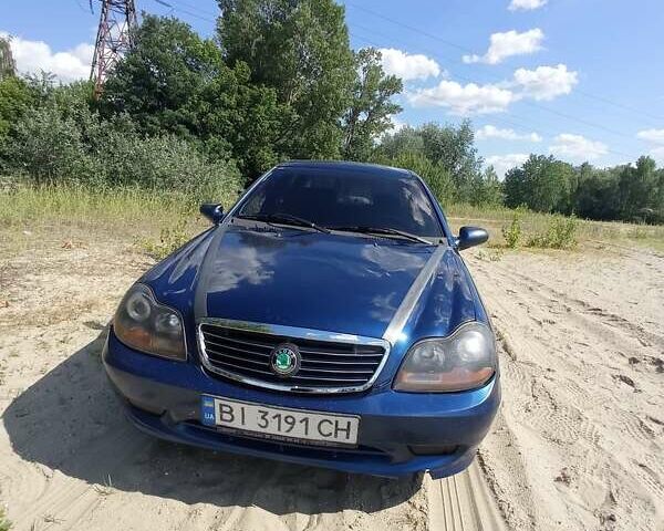 Синий Джили ЦК, объемом двигателя 1.5 л и пробегом 170 тыс. км за 1500 $, фото 1 на Automoto.ua
