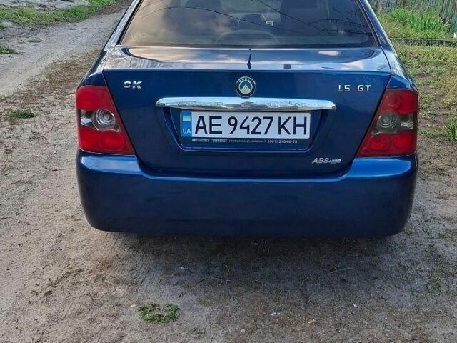 Синий Джили ЦК, объемом двигателя 1.5 л и пробегом 48 тыс. км за 3000 $, фото 1 на Automoto.ua