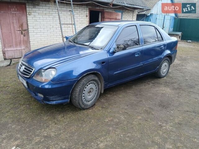 Синій Джилі ЦК, об'ємом двигуна 1.5 л та пробігом 220 тис. км за 1000 $, фото 1 на Automoto.ua