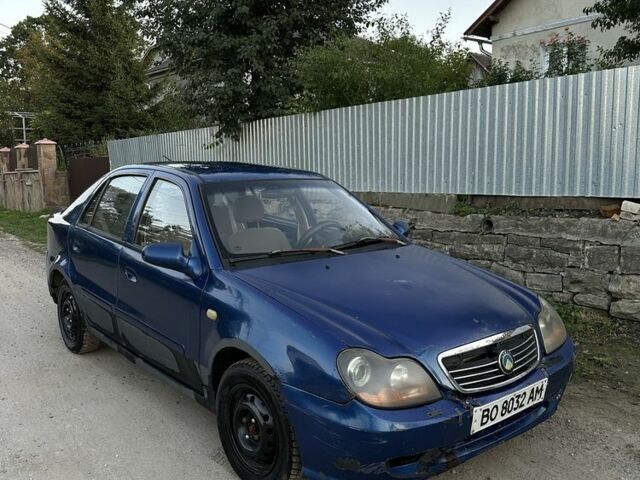 Синий Джили ЦК, объемом двигателя 1.5 л и пробегом 2 тыс. км за 800 $, фото 1 на Automoto.ua