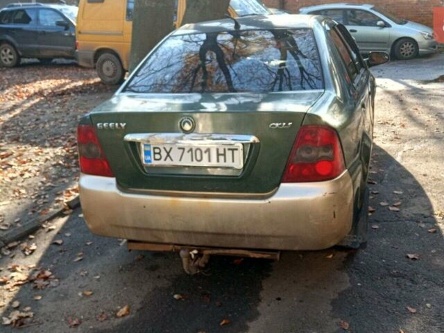 Зеленый Джили ЦК, объемом двигателя 1.5 л и пробегом 150 тыс. км за 1500 $, фото 1 на Automoto.ua