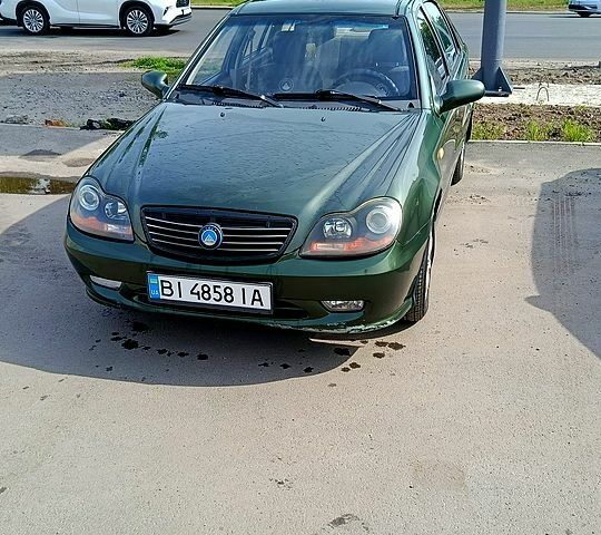 Зеленый Джили ЦК, объемом двигателя 1.5 л и пробегом 160 тыс. км за 2500 $, фото 1 на Automoto.ua