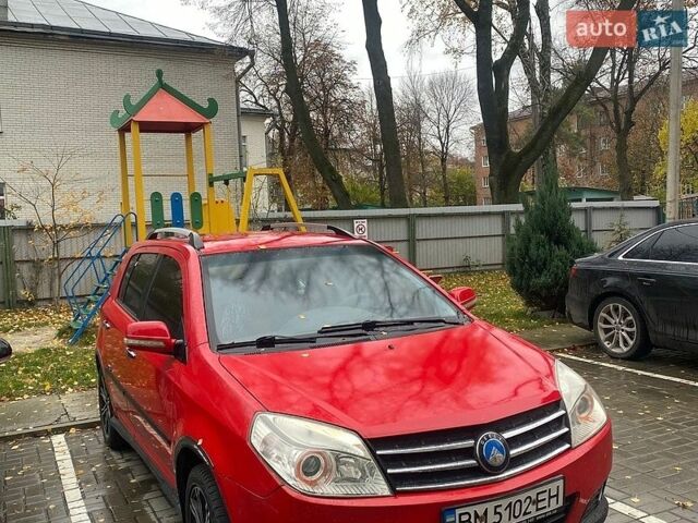 Красный Джили МК Кросс, объемом двигателя 1.5 л и пробегом 100 тыс. км за 3499 $, фото 1 на Automoto.ua