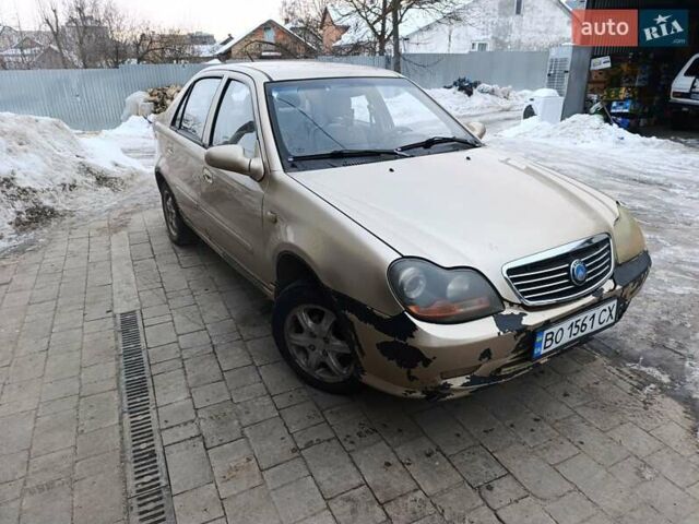 Желтый Джили МР, объемом двигателя 1.5 л и пробегом 163 тыс. км за 950 $, фото 1 на Automoto.ua