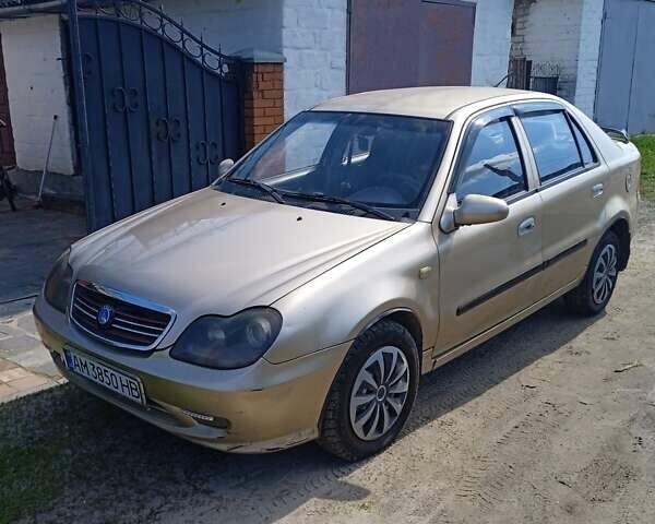 Желтый Джили МР, объемом двигателя 1.5 л и пробегом 90 тыс. км за 1222 $, фото 1 на Automoto.ua