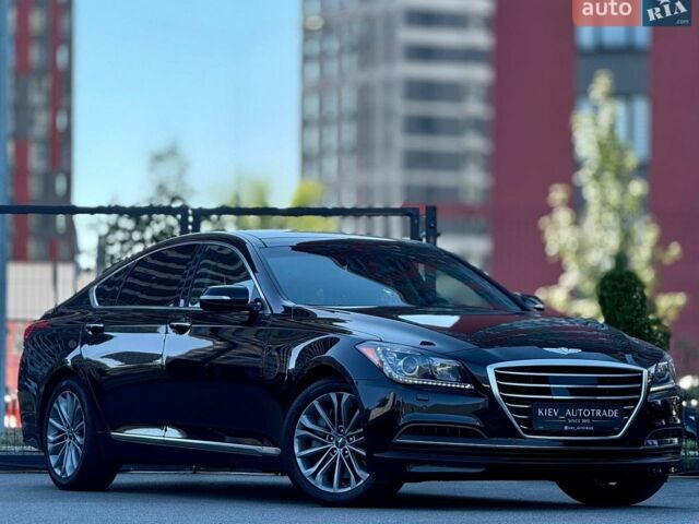 Черный Генезис G80, объемом двигателя 3.78 л и пробегом 188 тыс. км за 16900 $, фото 1 на Automoto.ua