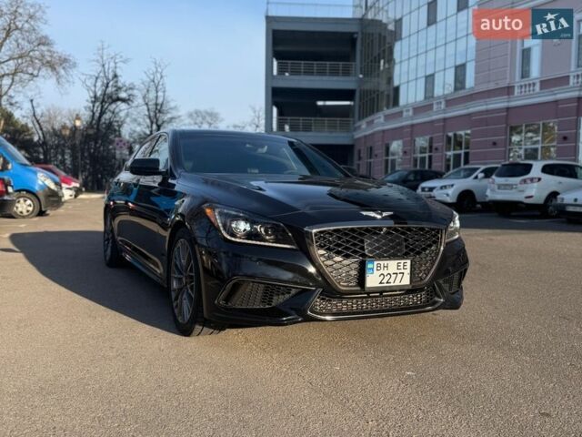 Черный Генезис G80, объемом двигателя 3.34 л и пробегом 120 тыс. км за 24999 $, фото 1 на Automoto.ua