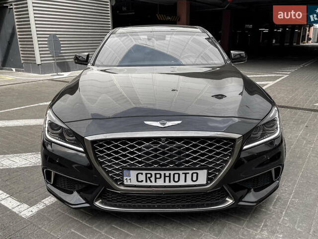 Черный Генезис G80, объемом двигателя 3.34 л и пробегом 141 тыс. км за 25000 $, фото 1 на Automoto.ua