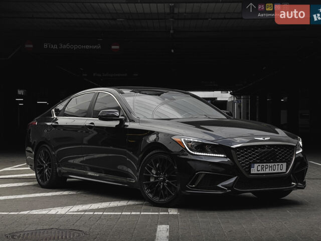 Чорний Генезис G80, об'ємом двигуна 3.34 л та пробігом 143 тис. км за 21990 $, фото 1 на Automoto.ua