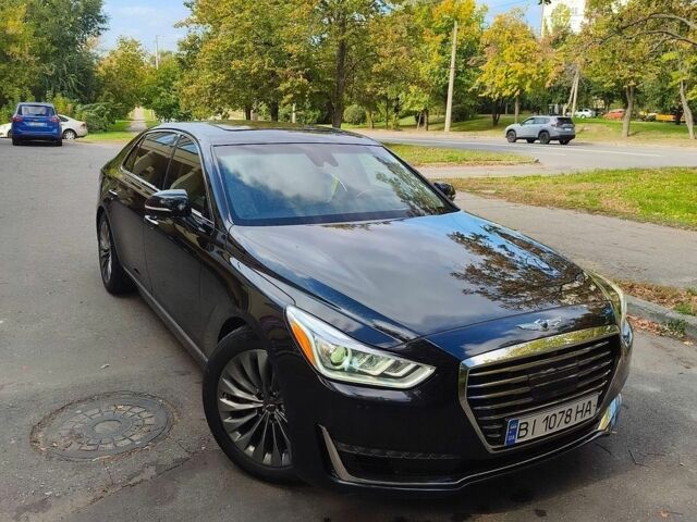 Черный Генезис G90, объемом двигателя 5.04 л и пробегом 75 тыс. км за 32000 $, фото 1 на Automoto.ua