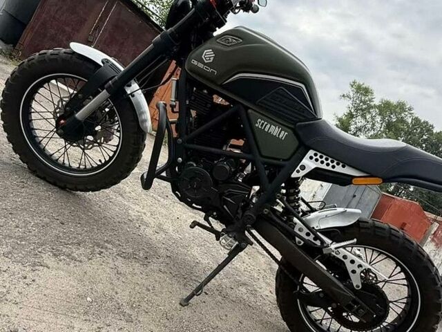 Зеленый Геон Scrambler, объемом двигателя 0.22 л и пробегом 3 тыс. км за 1224 $, фото 1 на Automoto.ua