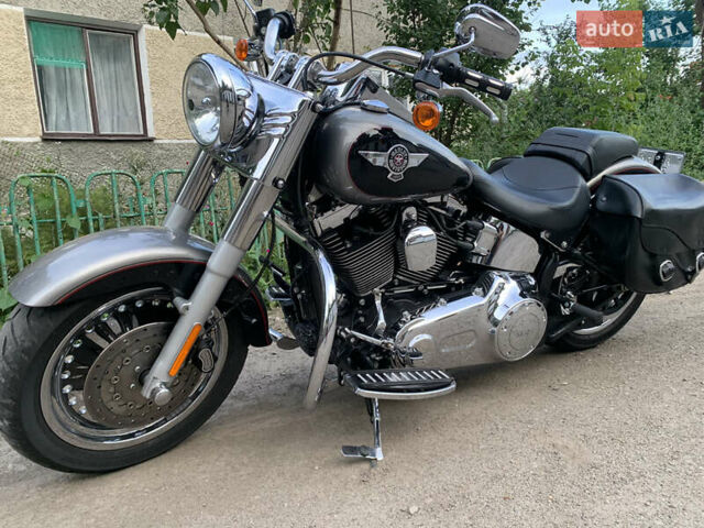 Синий Харлей-Дэвидсон Фэт Бой, объемом двигателя 1.69 л и пробегом 19 тыс. км за 14400 $, фото 1 на Automoto.ua
