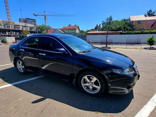 Черный Хонда Аккорд, объемом двигателя 2.4 л и пробегом 149 тыс. км за 7000 $, фото 1 на Automoto.ua
