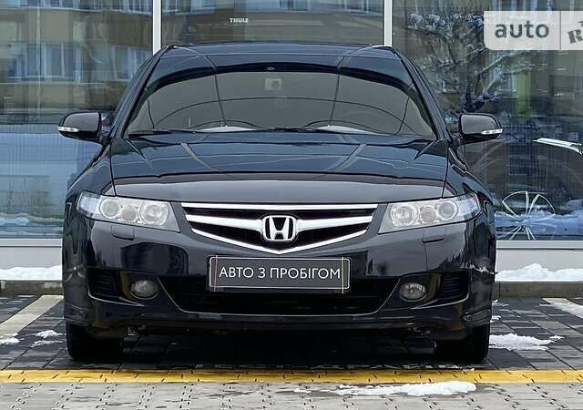 Черный Хонда Аккорд, объемом двигателя 2.41 л и пробегом 223 тыс. км за 7999 $, фото 1 на Automoto.ua