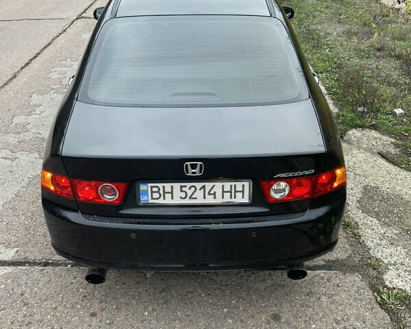 Черный Хонда Аккорд, объемом двигателя 2.4 л и пробегом 151 тыс. км за 6900 $, фото 1 на Automoto.ua