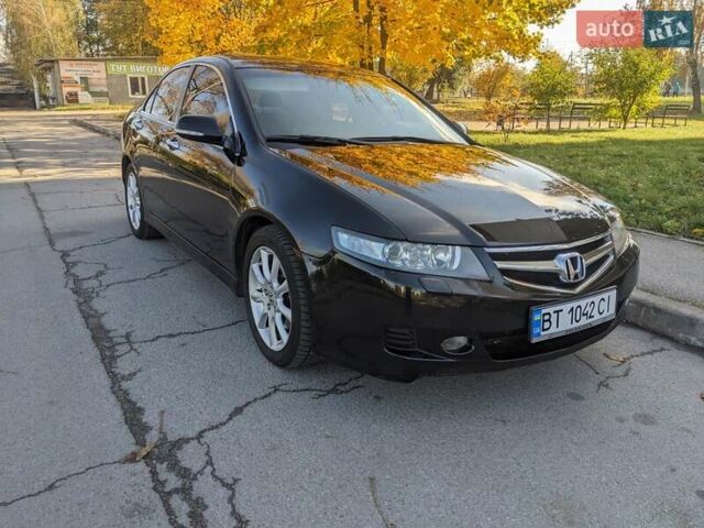 Черный Хонда Аккорд, объемом двигателя 2.4 л и пробегом 298 тыс. км за 5650 $, фото 1 на Automoto.ua