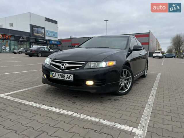 Черный Хонда Аккорд, объемом двигателя 2.4 л и пробегом 142 тыс. км за 6900 $, фото 1 на Automoto.ua