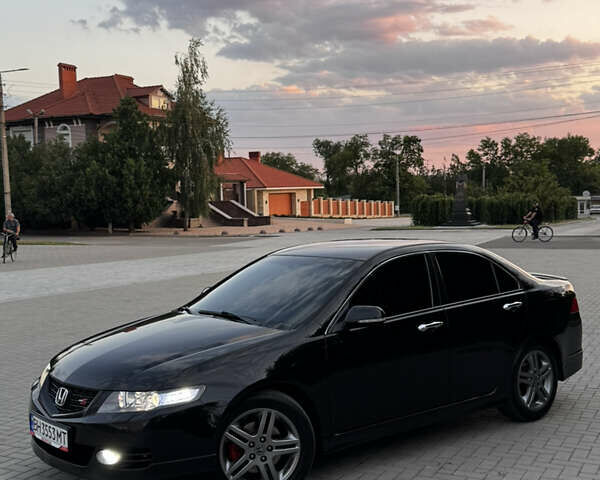 Черный Хонда Аккорд, объемом двигателя 2.4 л и пробегом 217 тыс. км за 8400 $, фото 1 на Automoto.ua