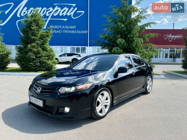 Черный Хонда Аккорд, объемом двигателя 2.4 л и пробегом 315 тыс. км за 7800 $, фото 1 на Automoto.ua
