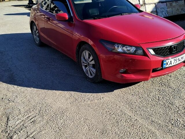 Красный Хонда Аккорд, объемом двигателя 2.4 л и пробегом 220 тыс. км за 7400 $, фото 1 на Automoto.ua