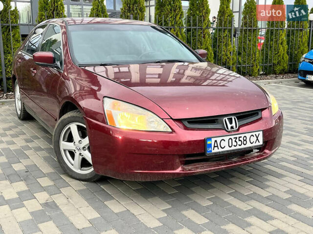 Красный Хонда Аккорд, объемом двигателя 3 л и пробегом 306 тыс. км за 4950 $, фото 1 на Automoto.ua