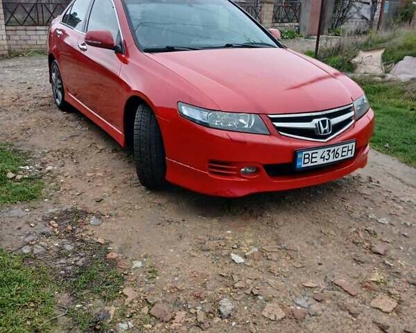 Красный Хонда Аккорд, объемом двигателя 2.35 л и пробегом 256 тыс. км за 6200 $, фото 1 на Automoto.ua