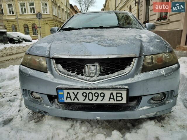 Синий Хонда Аккорд, объемом двигателя 2.4 л и пробегом 320 тыс. км за 4599 $, фото 1 на Automoto.ua