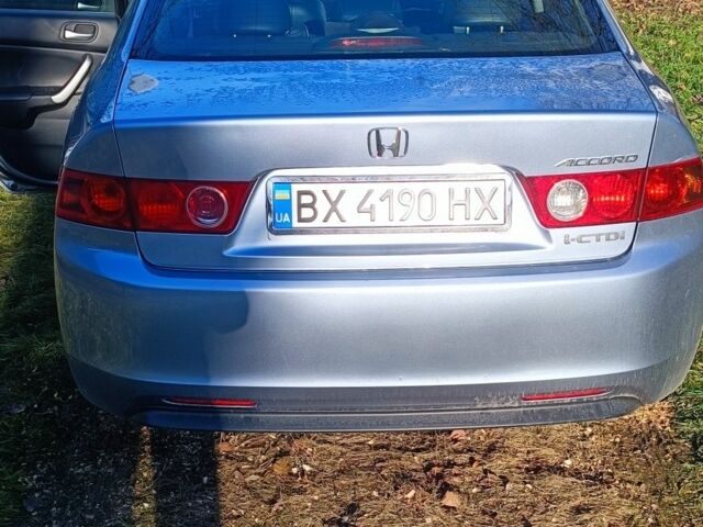 Синий Хонда Аккорд, объемом двигателя 2.2 л и пробегом 223 тыс. км за 6200 $, фото 1 на Automoto.ua