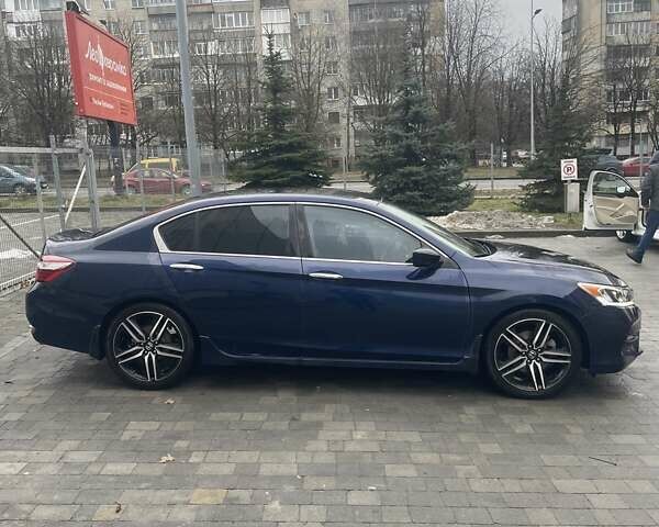Синий Хонда Аккорд, объемом двигателя 2.4 л и пробегом 210 тыс. км за 11300 $, фото 1 на Automoto.ua